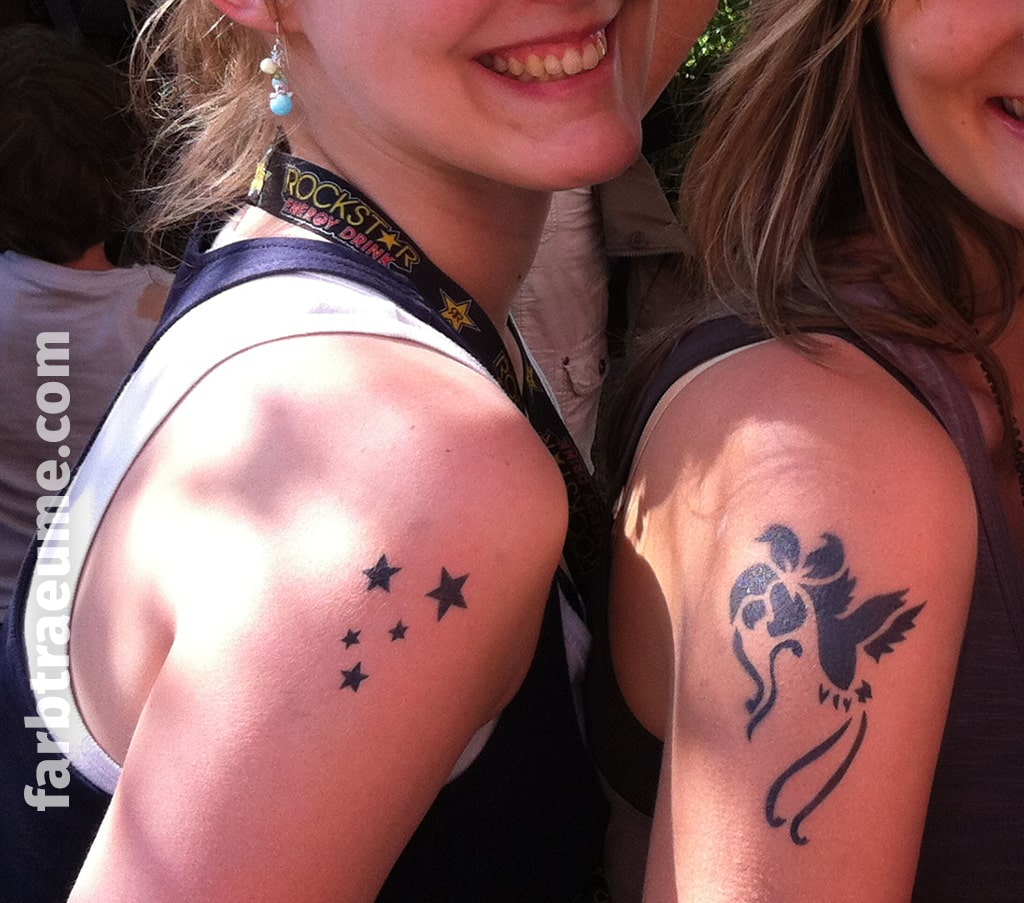 airbrushtattoos-grosse Airbrush Tattoos für die Großen