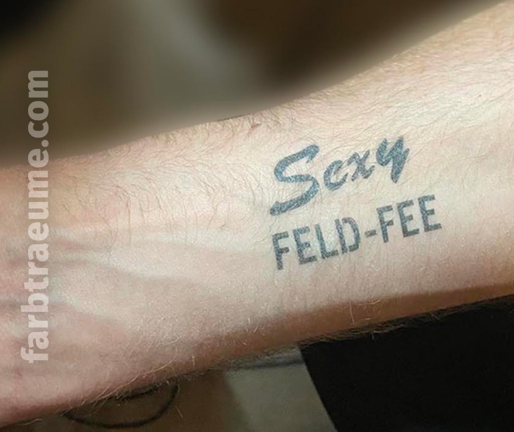 Airbrush Tattoo "Sexy Feldfee"