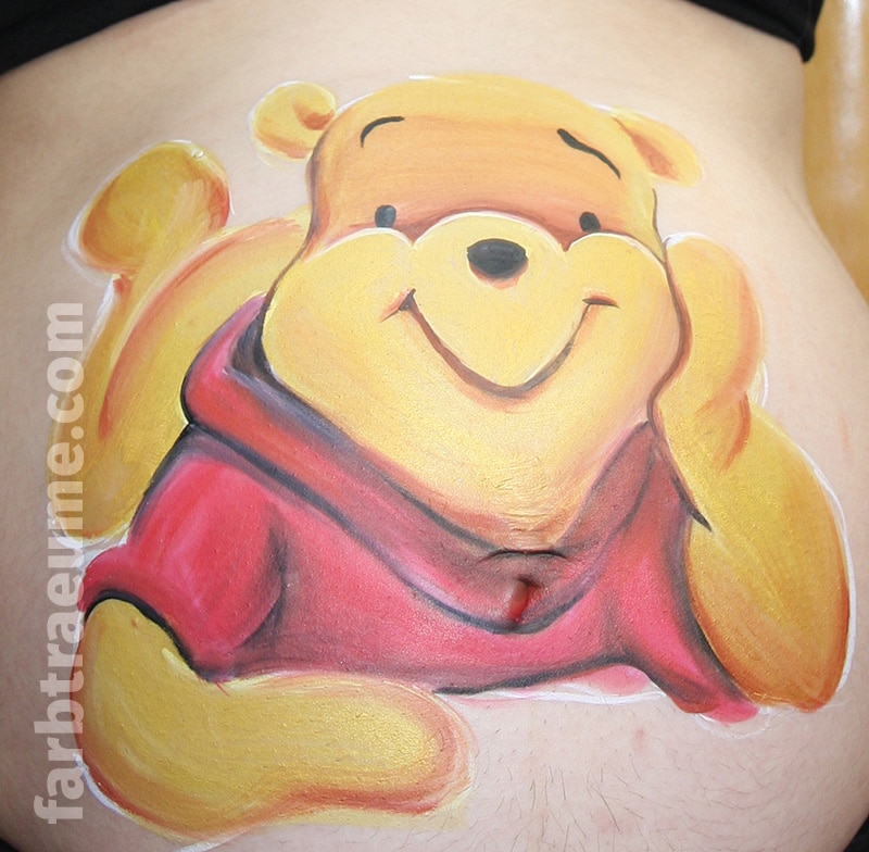 Bodypainting entsteht