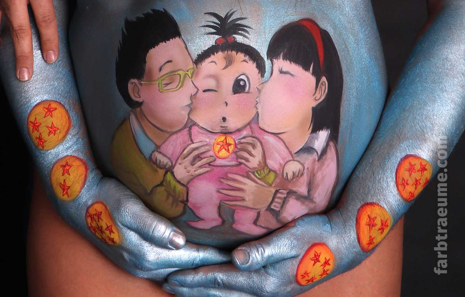 Babybauchbemalung Dragonball