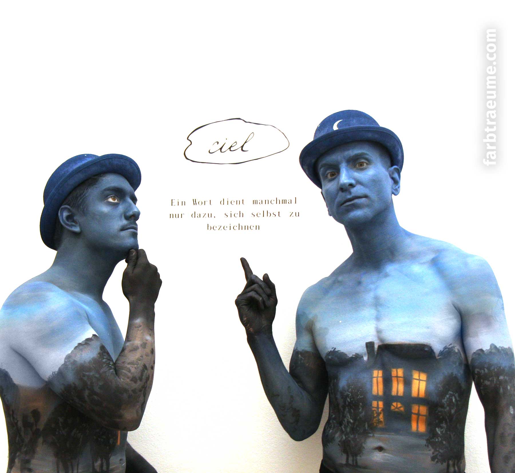 Bodypainting für „Schirn at night”