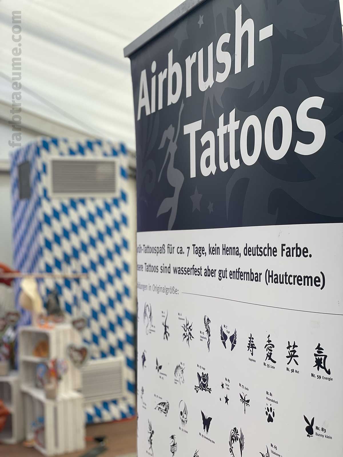 airbrushtattoos-im-bierzelt Den Herbst feiern mit Farbträume