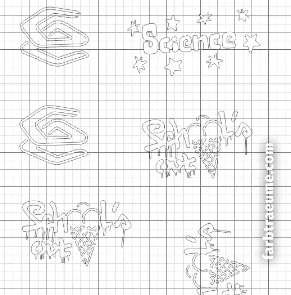 Die Motive im Plotterprogramm
