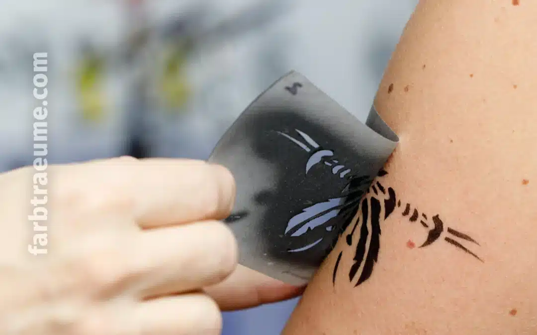 Airbrush-Tattoos bei über 30 Grad
