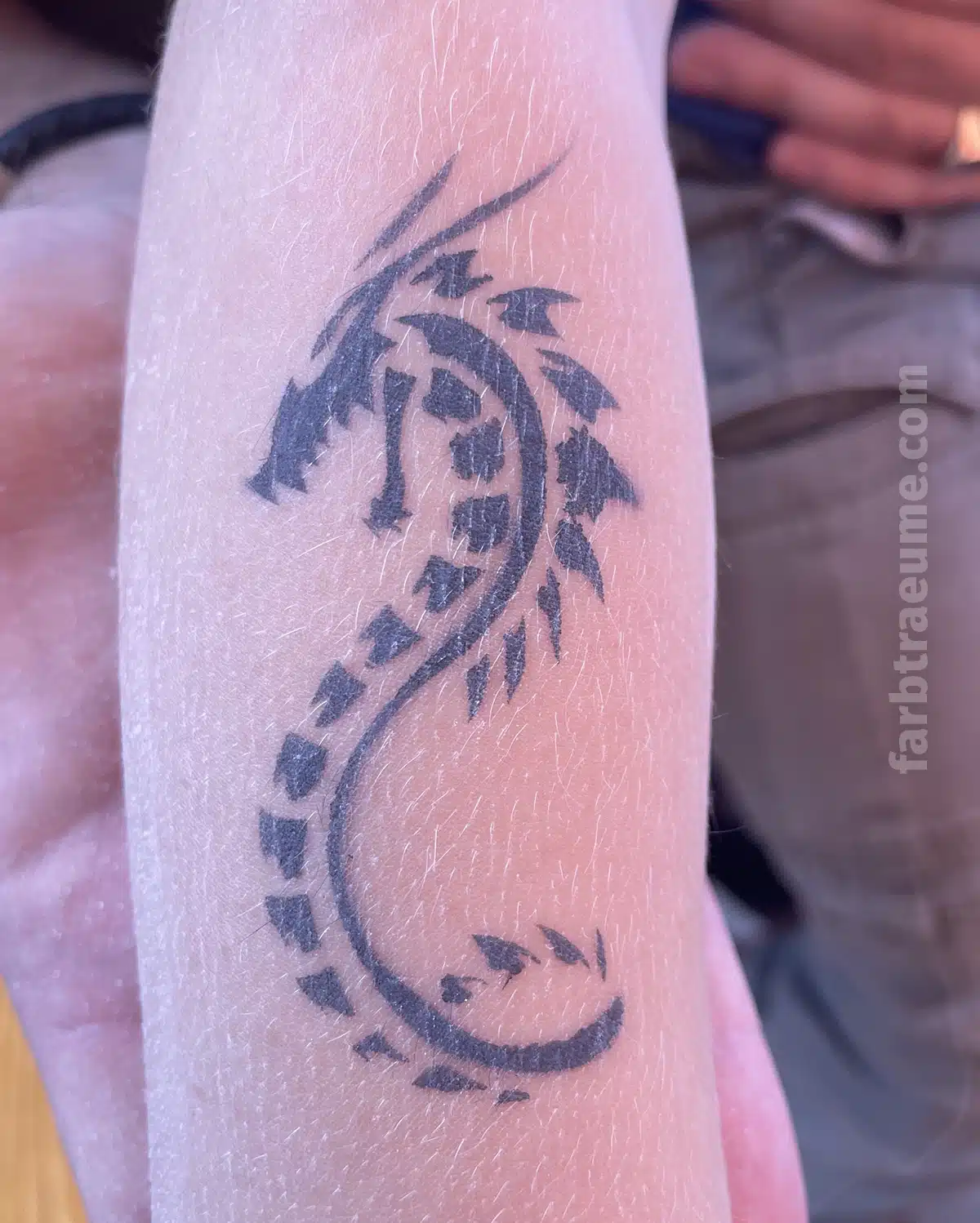 airbrush-tattoo drache