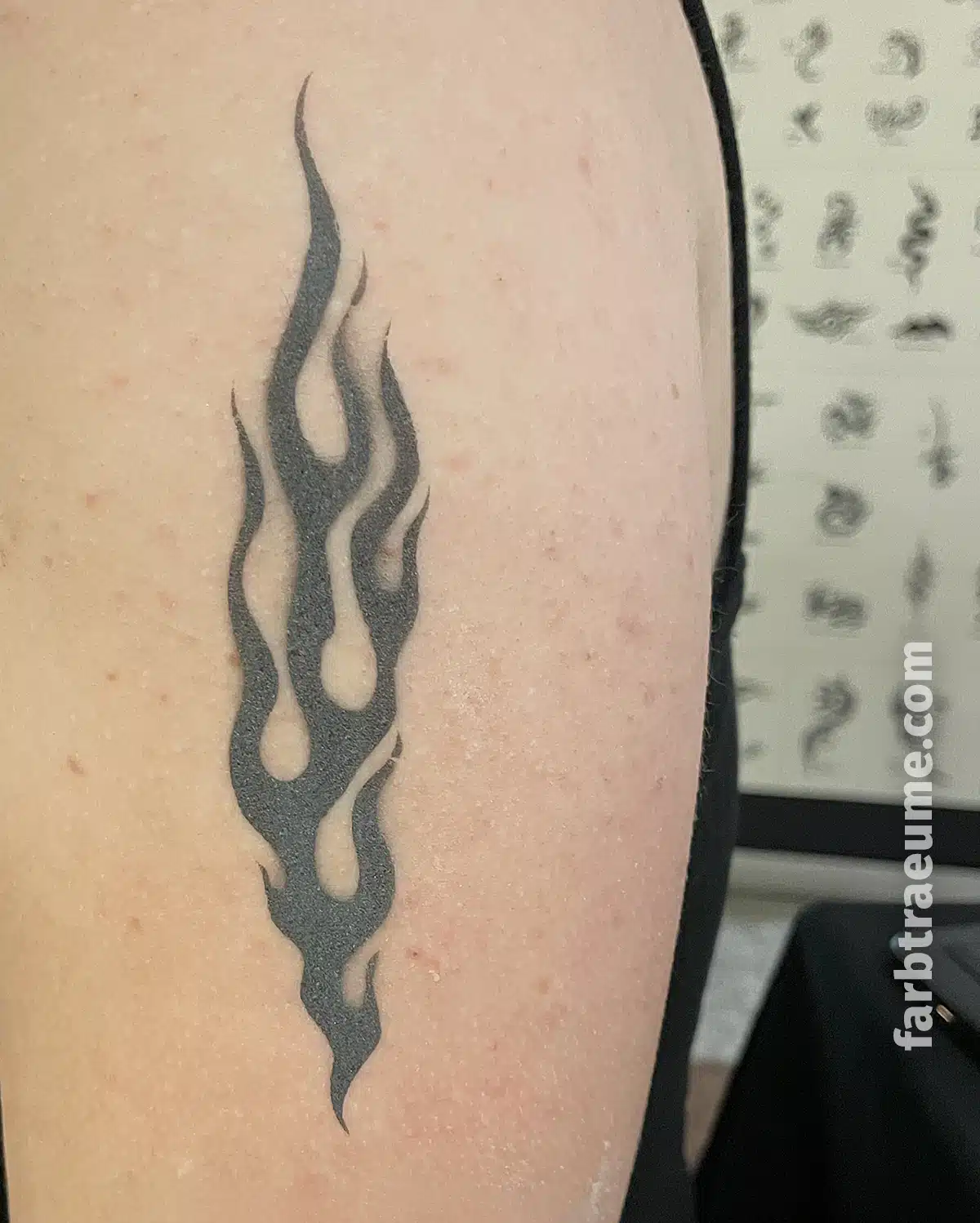 airbrush-tattoo flamme