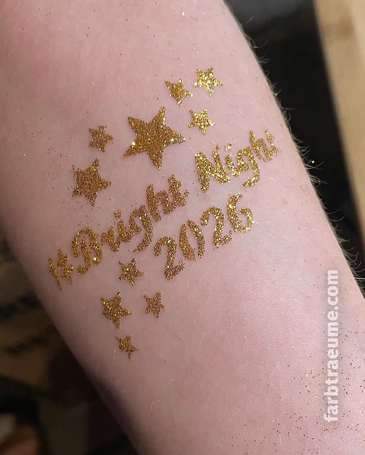 glitzer-tattoo wunschmotiv